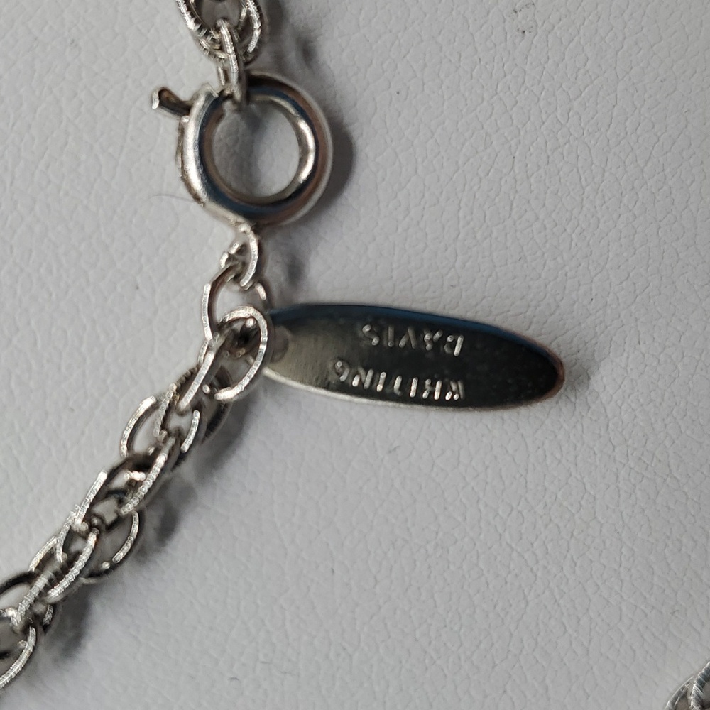 Vintage Whiting & Davis Silver Pendant - Picture 6 of 6